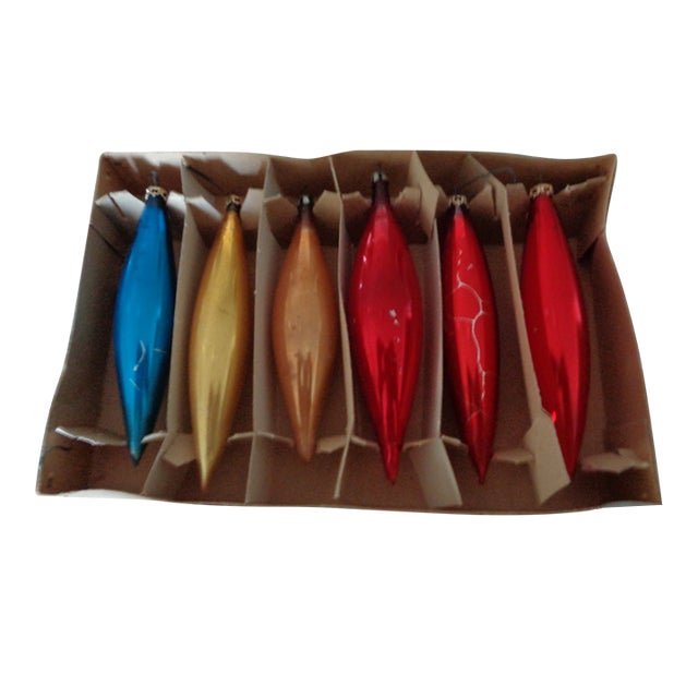 MC Christmas Ornaments, Set of 6 For Sale