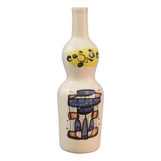 Ceramic Bottle Vase by Roger Capron, 1960s For Sale