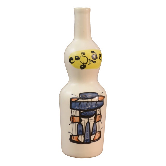 Ceramic Bottle Vase by Roger Capron, 1960s For Sale