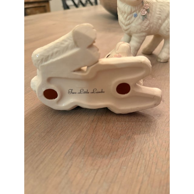 Two Little Lambs Vintage Figures For Sale - Image 11 of 12