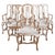 20th Century Swedish Rococo Revival Wood Patinated Dining Chairs - Set of 3 For Sale - Image 15 of 18