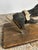 1940s Folk Art Carved Wooden Ice Skater For Sale - Image 5 of 11