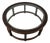Coffee Table Viking Oak Style Carved Wood For Sale