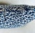 Navy Blue Single Lumbar Oblong Pillow/Cushion With Blue/White Modern Animal Print For Sale - Image 8 of 8
