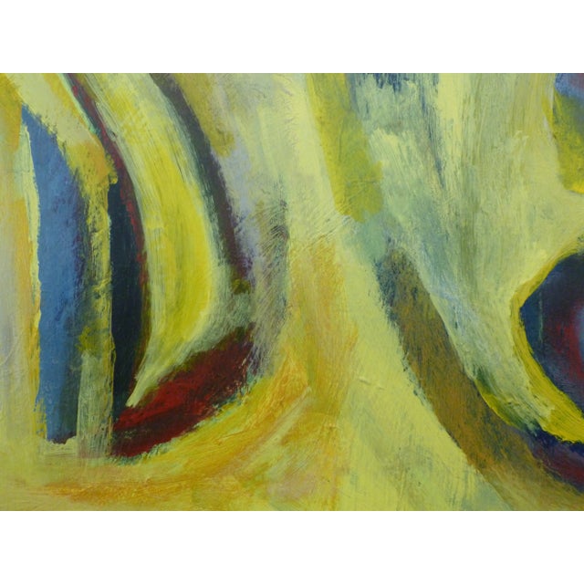 "Yellow Horse" Large Abstract Equine Painting by Scott Spencer For Sale In Los Angeles - Image 6 of 7