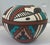 Nice vintage round ceramic New Mexico native American vase, signed on bottom by Andrea V Fraqua Jimez.