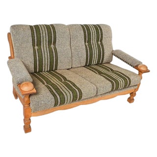 Mid Century Danish Modern Loveseat & Ottoman For Sale