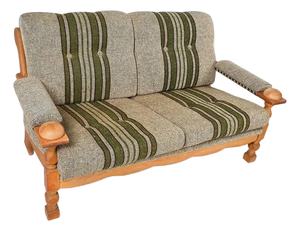 Mid Century Danish Modern Loveseat & Ottoman