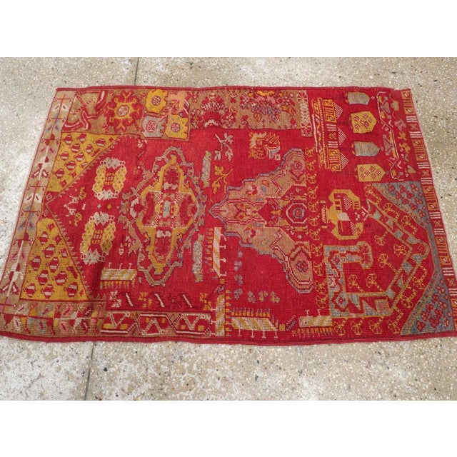 Galerie Shabab Collection Early 20th Century Turkish Anatolian Wagireh Rug For Sale - Image 4 of 8