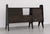 Italian Mid Century Modern Extra-Long Wall Unit in Black Lacquer — Gio Ponti Inspired For Sale - Image 14 of 14