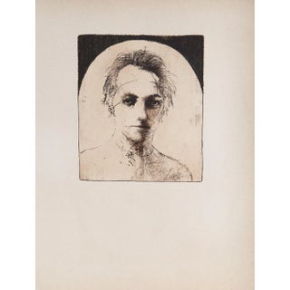 Portrait of a Man - Unframed Etching For Sale