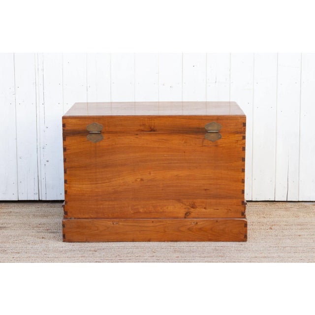 Large Antique Traditional Camphor Wood Chest For Sale - Image 10 of 12