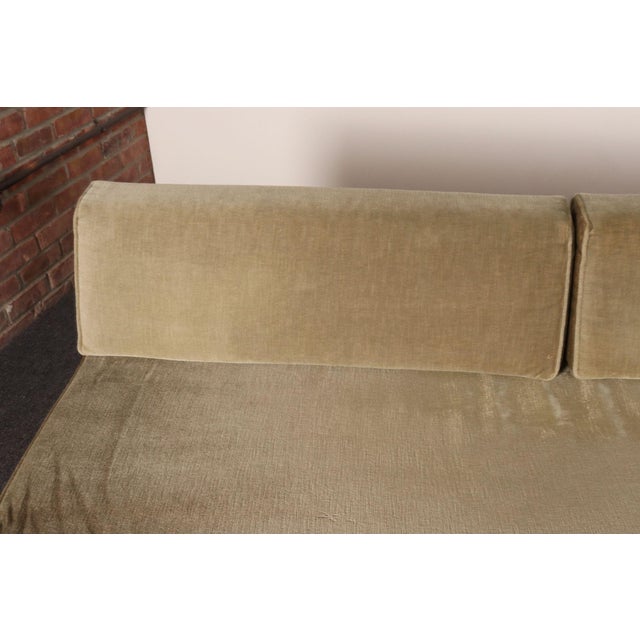 Vintage Sage Mohair Daybed With Hairpin Legs by George Nelson for Herman Miller For Sale - Image 12 of 18