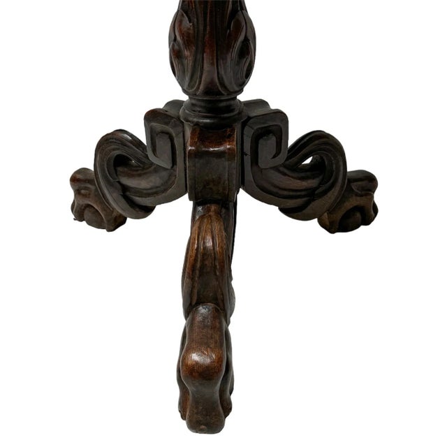 French Carved Fruitwood Black Forest Planter or Jardiniere, 1880s For Sale - Image 11 of 13
