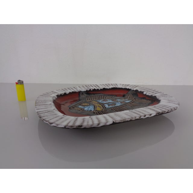Glazed Lava Ceramic Bowl or Wall Art from Scheurich, Germany, 1960s For Sale - Image 13 of 16