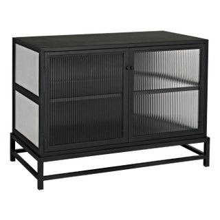 NOIR Chandler 2 Door Sideboard, Black Iron For Sale
