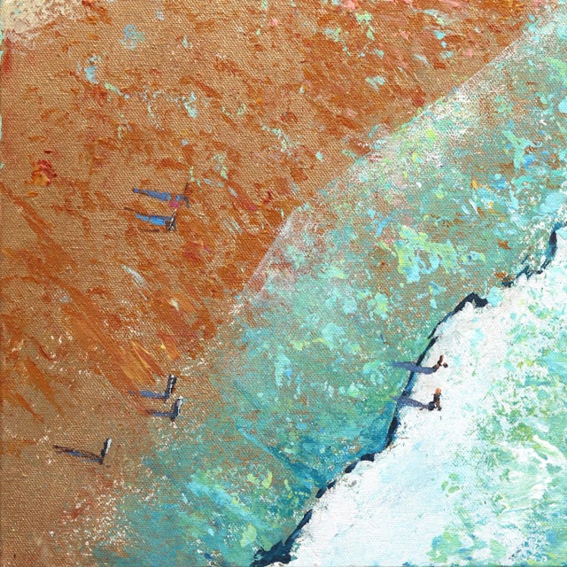 2020s "Beach From Above Ii" Original Artwork by Kathleen Keifer For Sale - Image 5 of 10