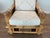 1970s Pair of large bamboo armchairs with Pierre Frey cushions For Sale - Image 10 of 12