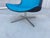 1970s Pair of Mid Century Heavy Chrome Swivel Lounge Chairs For Sale - Image 10 of 13
