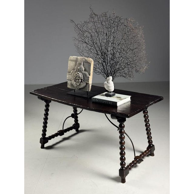 Wood Antique Spanish Table, 1700s For Sale - Image 7 of 18