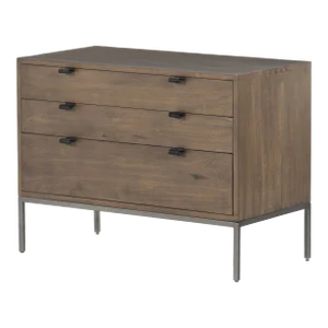 Four Hands Trey Large Nightstand, Auburn Poplar