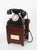 Plastic Vintage Black Bakelite Rotary Wall Cradle Telephone and Dictograph, 1940s, Set of 2 For Sale - Image 7 of 17