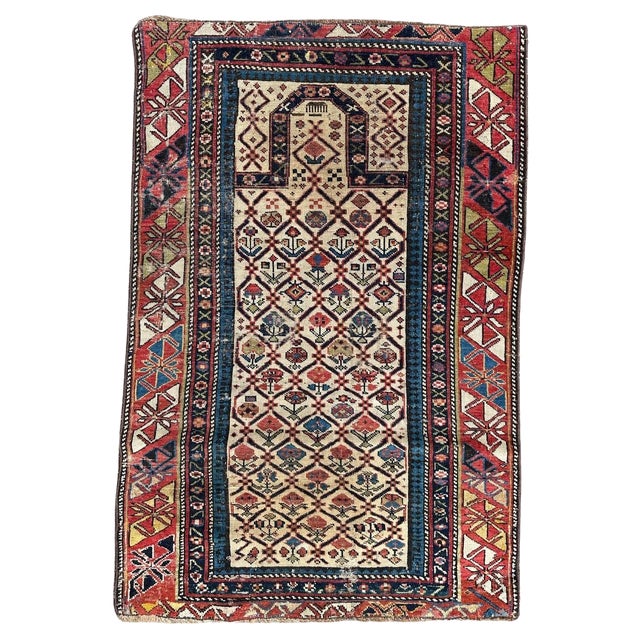 Antique Shirvan Daghistan Rug, 1890s For Sale