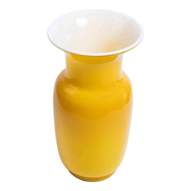 Vintage Murano Glass Vase attributed to Nason Murano For Sale