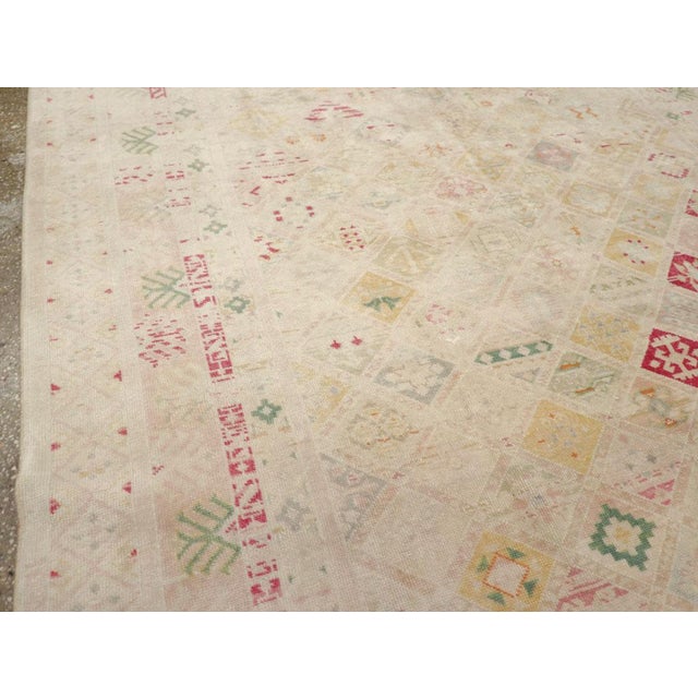 Rustic Galerie Shabab Collection Mid-20th Century Turkish Anatolian Accent Rug For Sale - Image 3 of 8