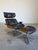 Mid Century Modern Eames Style Lounge Chair and Ottoman set. Acquired from family of original owners who purchased in the...
