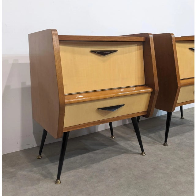 Rockabilly Nightstands, 1950s, Set of 2 For Sale - Image 6 of 10