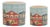 Merry Christmas Village Planter (Set of 2) For Sale