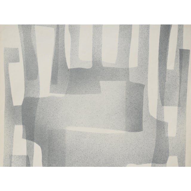 1960s Ernst Bräuer, Composition Grau, 1964, Lithograph For Sale - Image 5 of 13