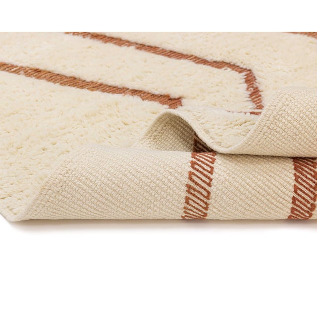 Contemporary Hand-Knotted Wool Premium Rug by Azele Studio For Sale - Image 3 of 10