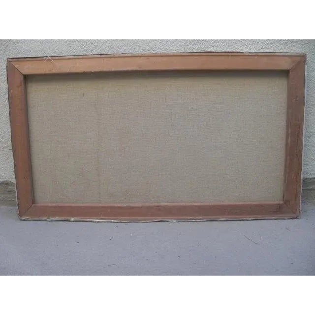 Mid Century Modern Impressionist Nude Holding Painting For Sale - Image 11 of 12