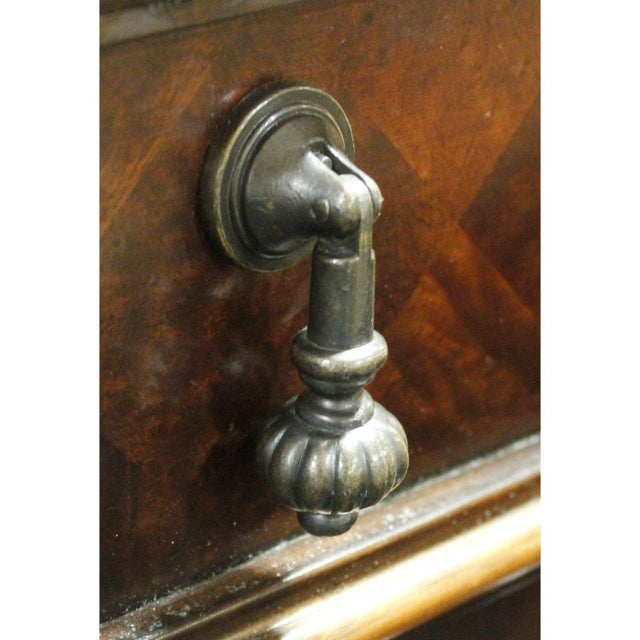 Late 20th Century Late 20th Century 11 Drawer Dresser W/Columns - Dark Finish For Sale - Image 5 of 8