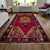 Farmhouse Handwoven Turkish Kilim Rug Anatolian Tribal Magenta Rug - 6′2″ X 13′3″ For Sale - Image 3 of 12