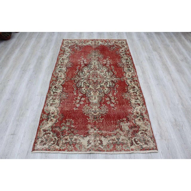 1960' S Turkish Area Rug - 47"x 83" For Sale - Image 11 of 11