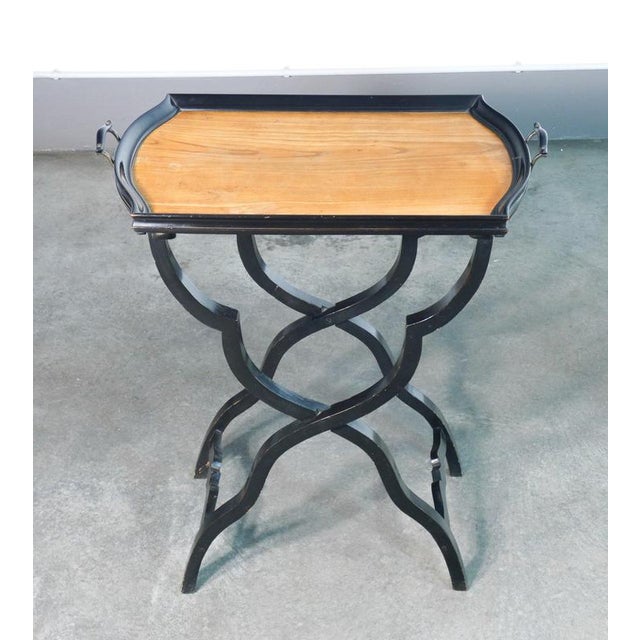 Napoleon III Folding Service Table, 1800s For Sale - Image 6 of 18