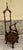 Antique English Chippendale Hardwood Valet Stand with One Drawer, 1890s For Sale - Image 9 of 17