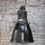Vintage Industrial Black Enamel Pendant Light For Sale - Image 4 of 5