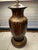 2000 - 2009 Designer Frederick Cooper Art Nouveau Style Ceramic Table Lamp With Original Woven Shade For Sale - Image 5 of 18