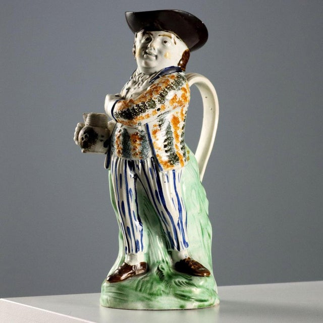 Ceramic Toby Jug from Stafforshire Manufactory For Sale - Image 10 of 10