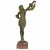 1930s Art Deco Bronze Harlequin Pierrot and Pierette Sculpture Signed by Famed Artist Pierre Laurel For Sale - Image 9 of 9