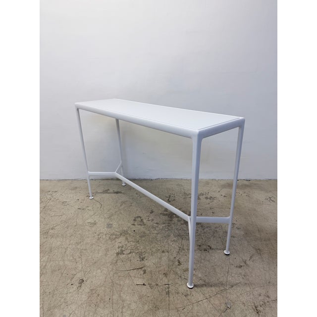 Richard Schultz White Porcelain 1966 Collection Outdoor High Table for Knoll For Sale - Image 14 of 17