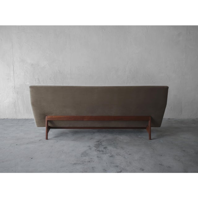 Mid Century Jens Risom Model 250 Armless Sofa - 2 Available For Sale In Las Vegas - Image 6 of 8