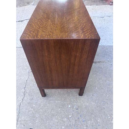 Henredon Oak Cabinet, Mid-Century Design, Brass Knobs, 1963 For Sale - Image 12 of 15