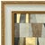 Various Artists Abstract Neutral Paper and Gold Leaf Collage in Vintage Frame For Sale - Image 4 of 5