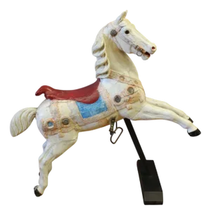 Polychrome Carved Carousel Horse, Late 19th Century, Wood