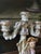 Rococo Vintage Rococo Revival Porcelain Musician Jardinière & Candelabrum — Set of 2 For Sale - Image 3 of 10